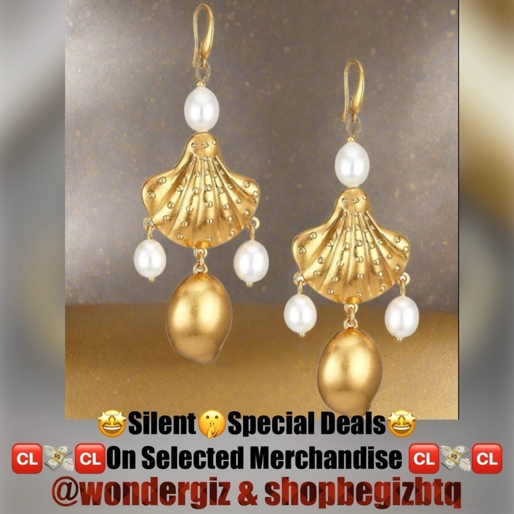 🔥🔥🔥ONE ITEM DEAL OF THE DAY Tory Burch Authentic Earrings Reduced Buy Now & Save
